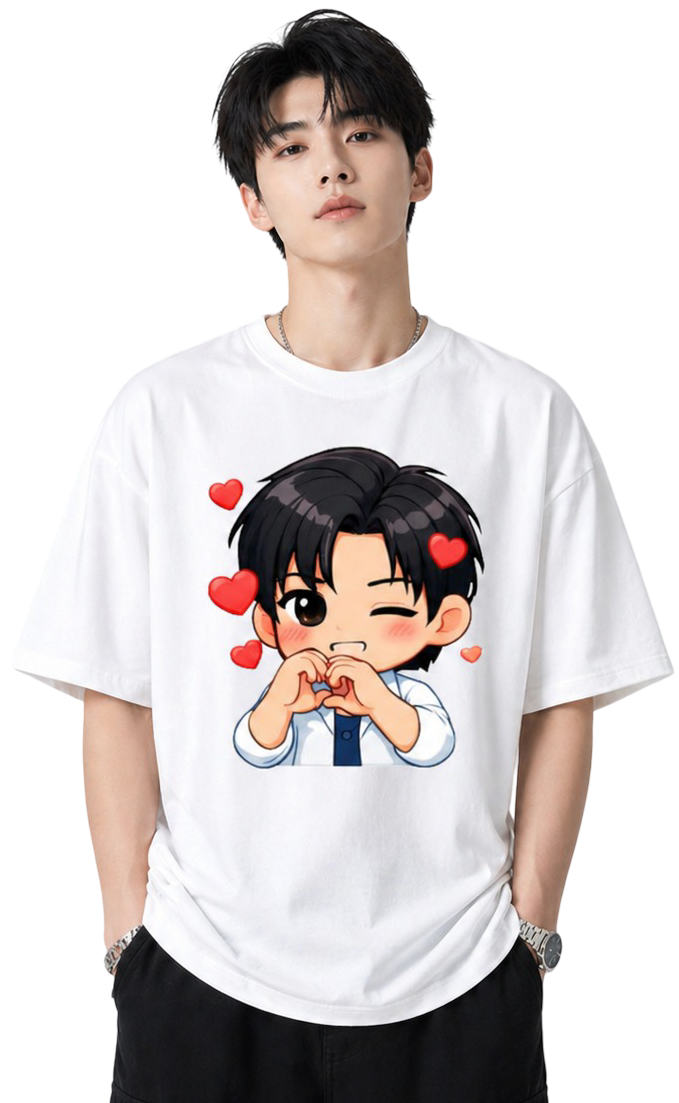 Men's Oversized T-Shirt — Street Black