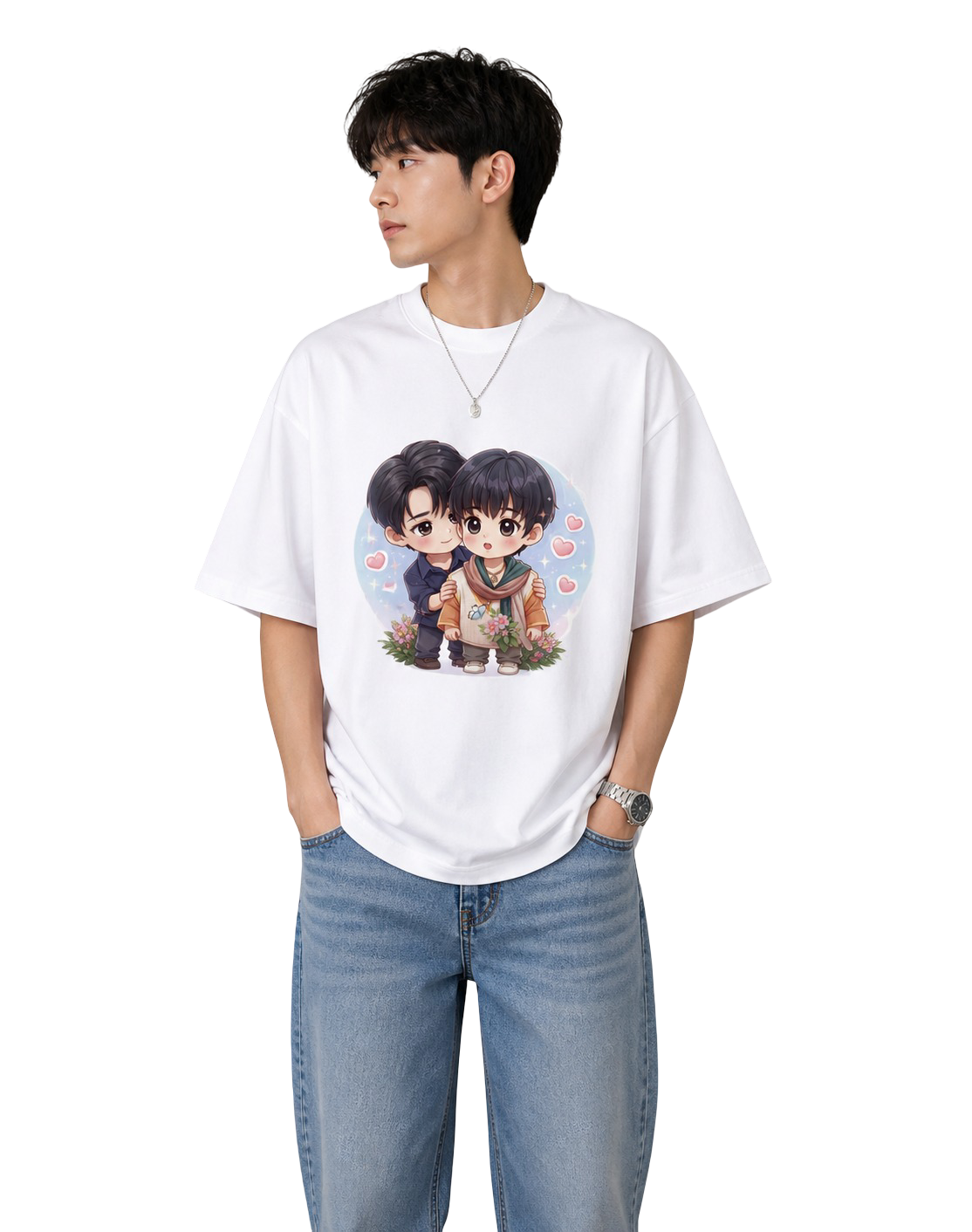 Men's Oversized T-Shirt — Essential Black