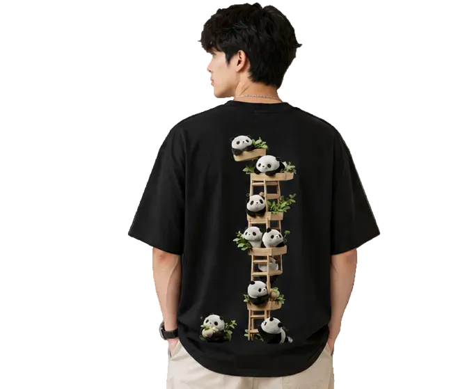 Unisex Oversized T-Shirts Couple — Monochrome