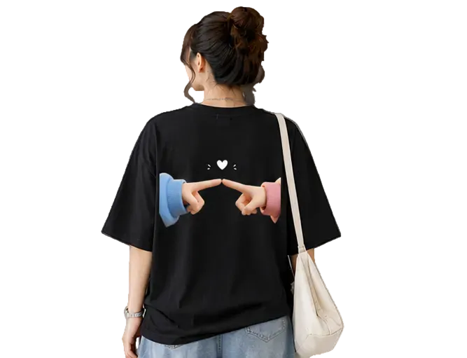 Unisex Oversized T-Shirts Couple