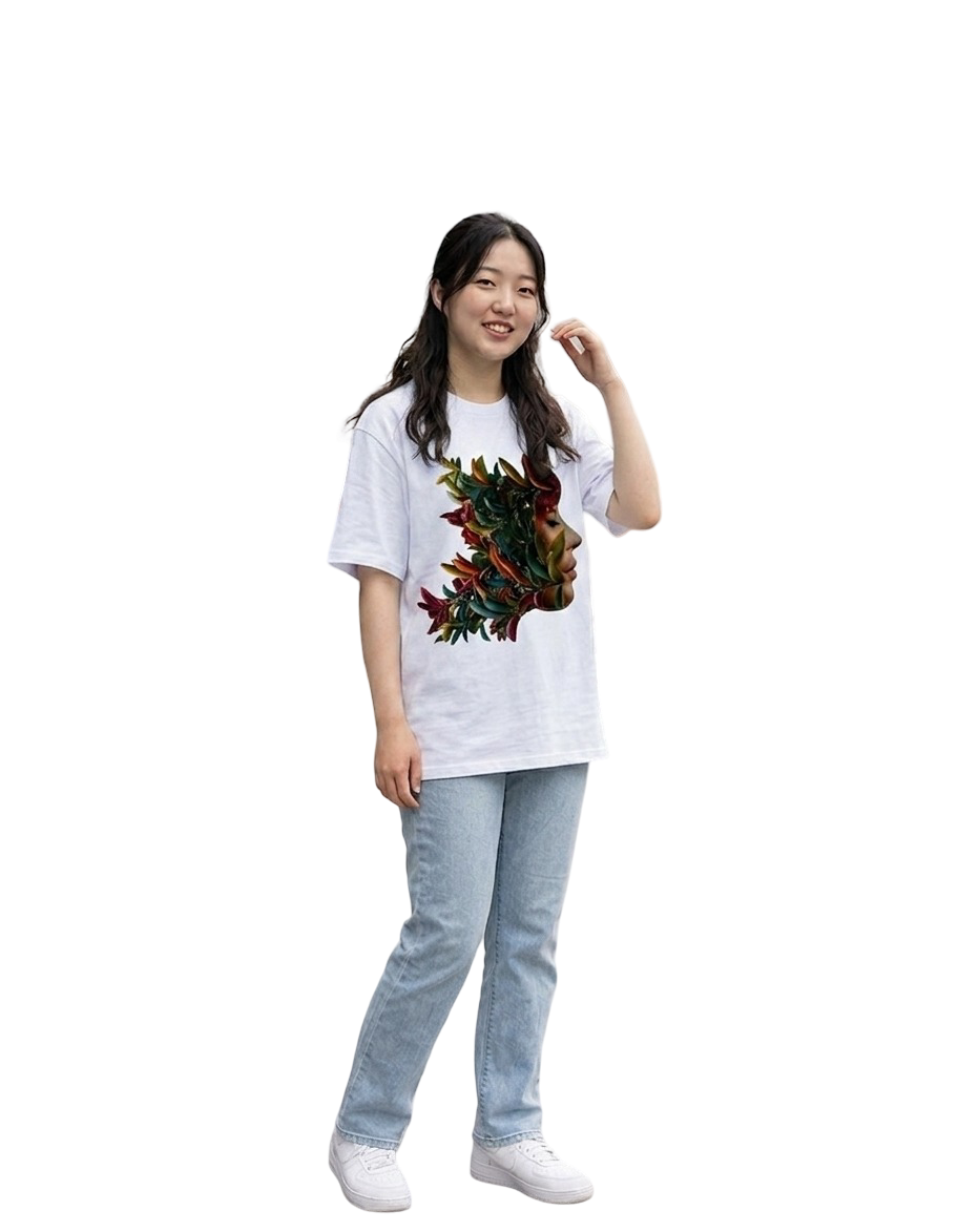 Women's Oversized T-Shirt — Premium White