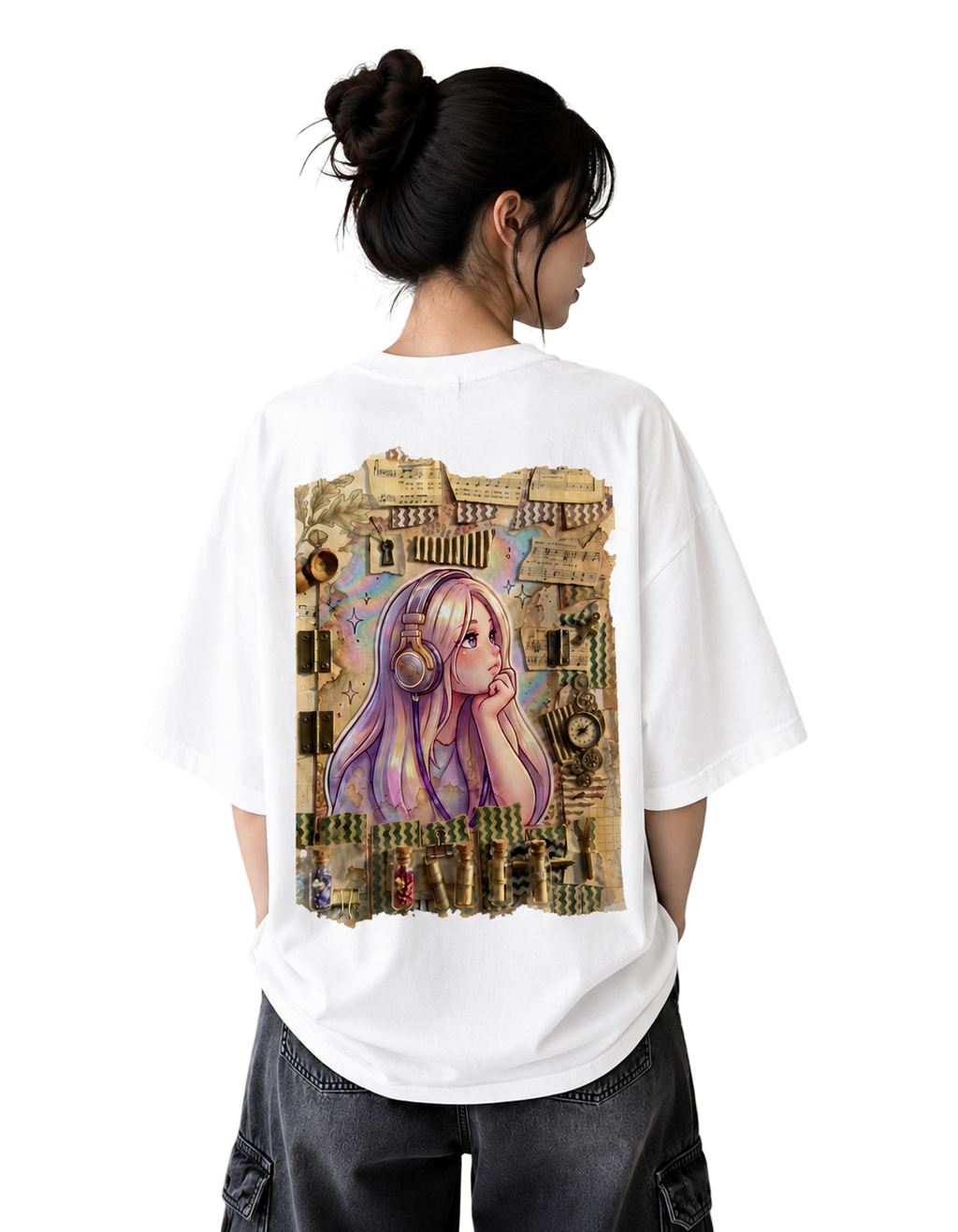 Women's Oversized T-Shirt — Ivory Tone