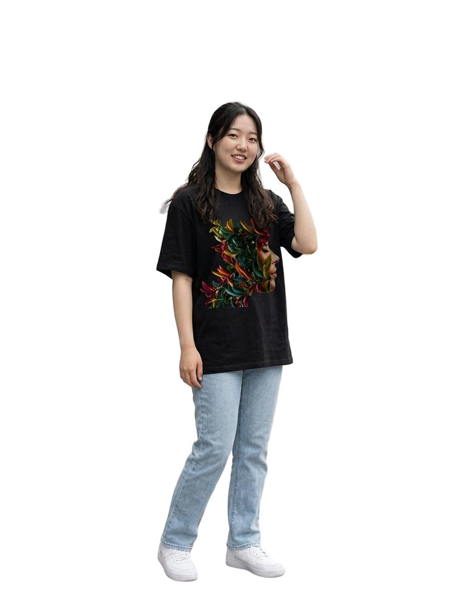 Women's Oversized T-Shirt — Premium White
