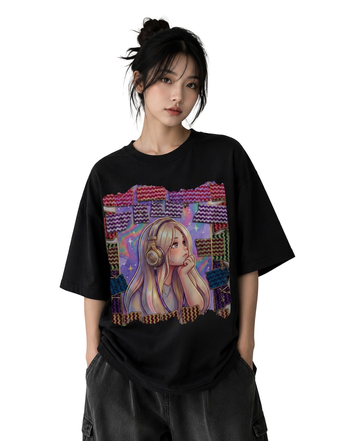 Women's Oversized T-Shirt — Chalk White