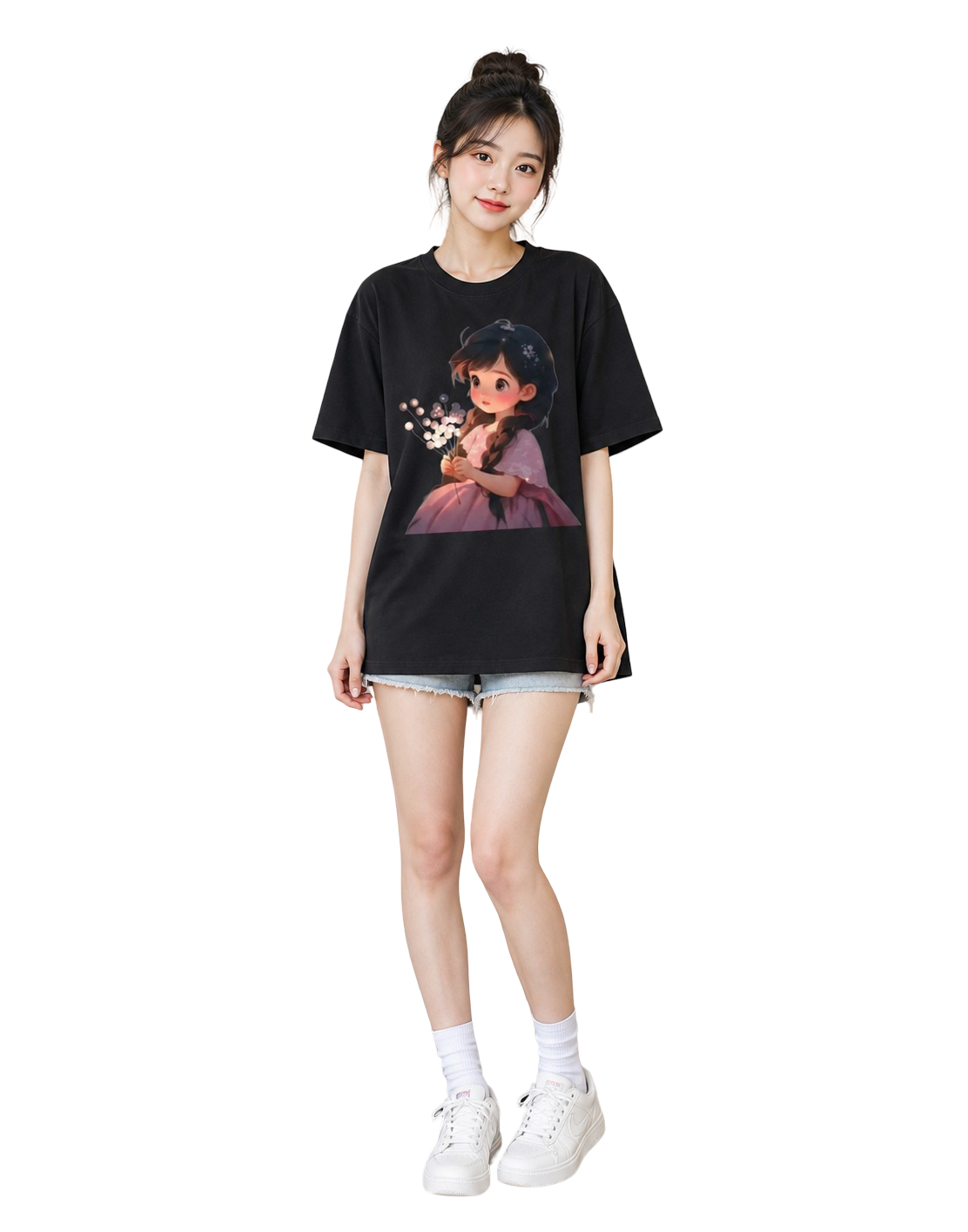 Women's Oversized T-Shirt — Minimal White