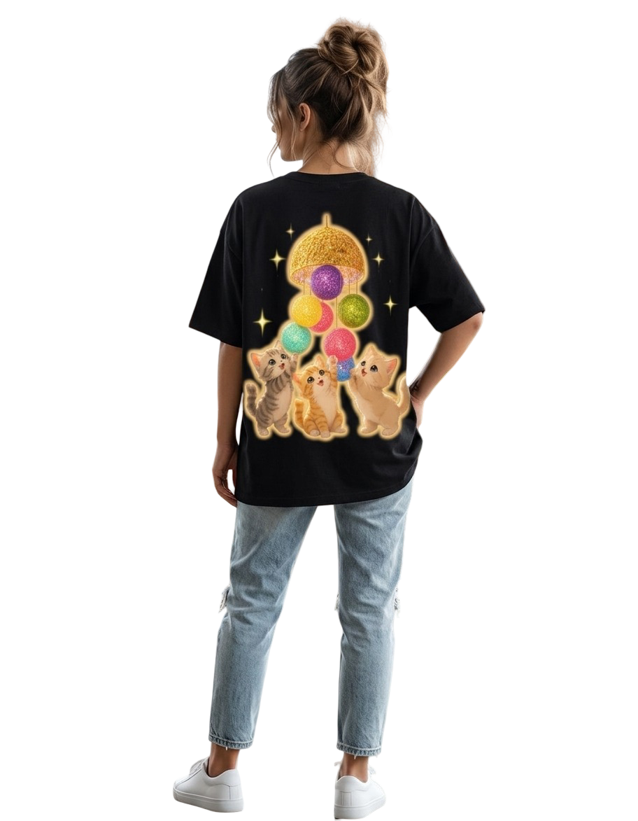 Women's Oversized T-Shirt — Luxe Black