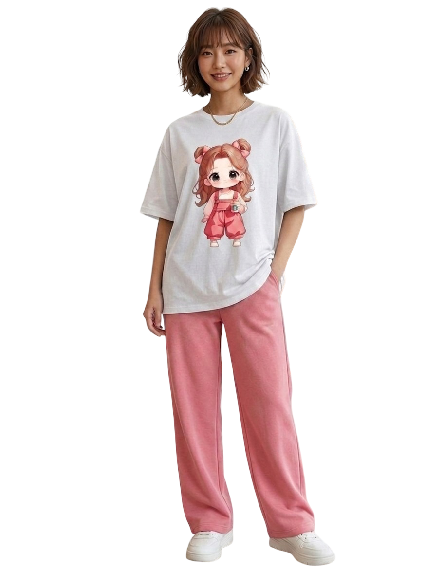 Women's Oversized T-Shirt — Essential White