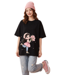 Women's Oversized T-Shirt — Editorial Black