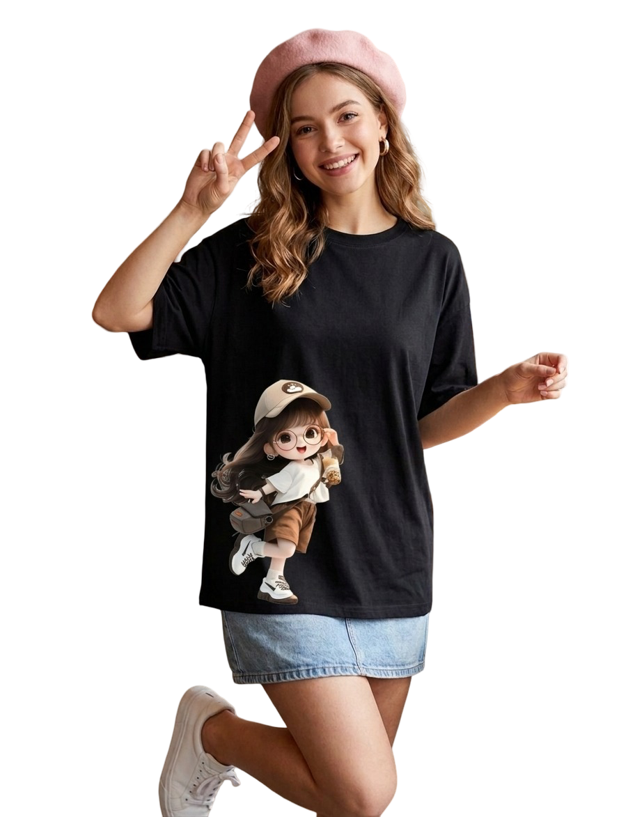 Women's Oversized T-Shirt — Contrast Edit