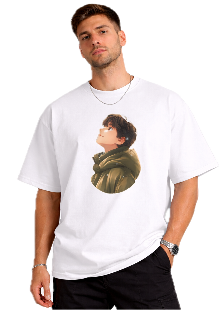 Men's Oversized T-Shirt — Bold Contrast