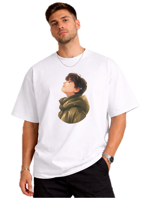 Men's Oversized T-Shirt — Bold Contrast