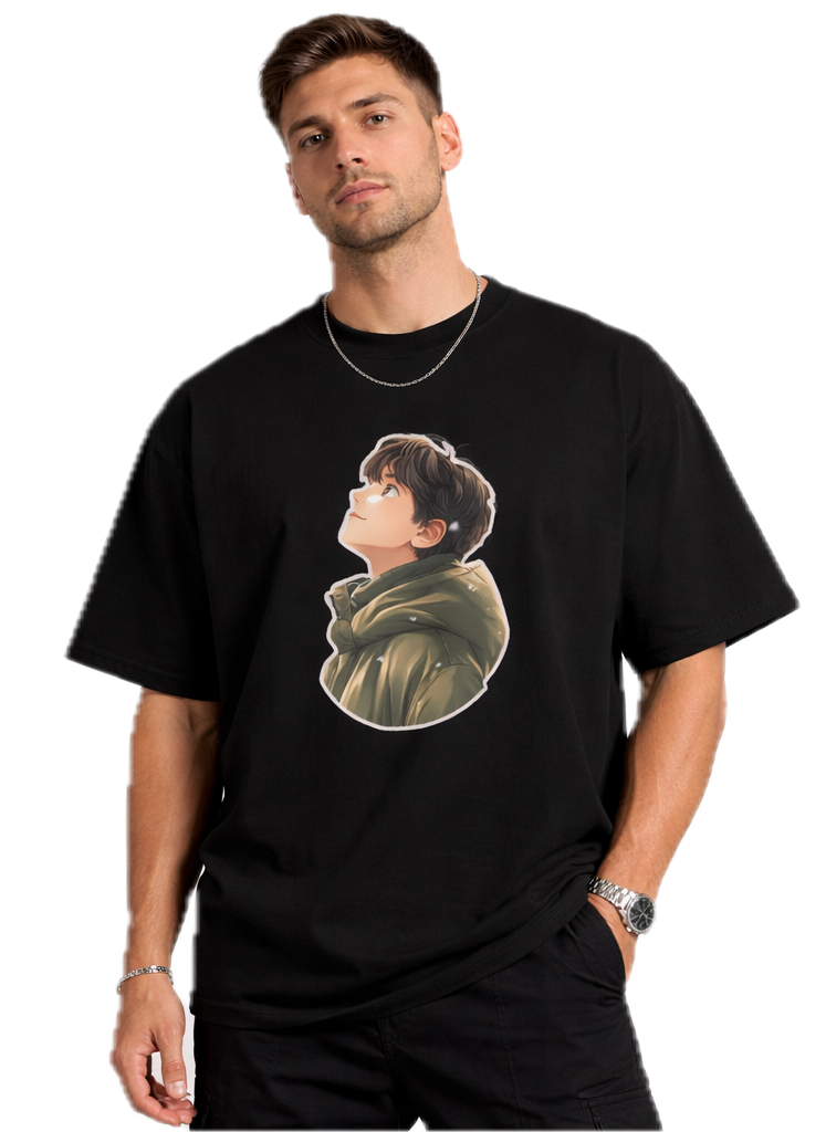 Men's Oversized T-Shirt — Bold Contrast