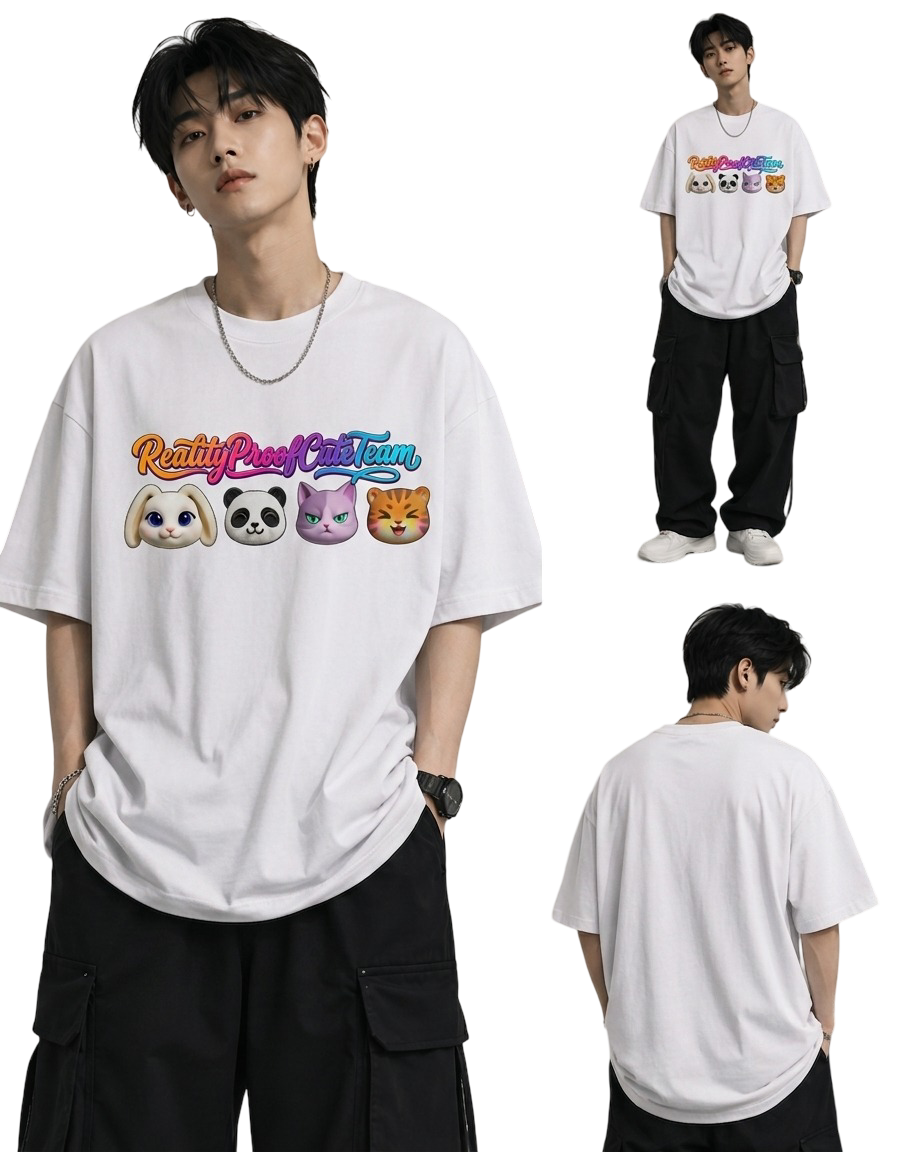 Men's Oversized Monochrome T-Shirt