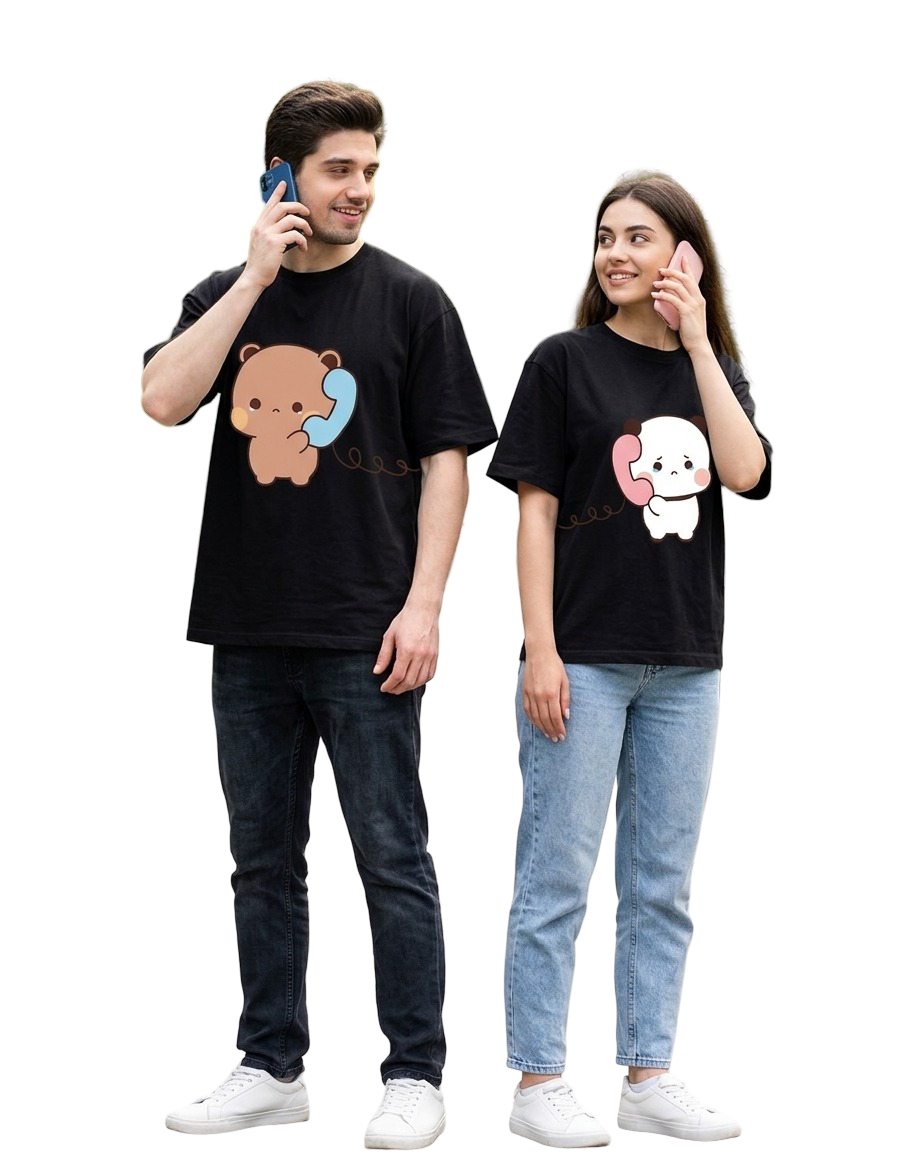 Unisex Oversized T-Shirts Couple