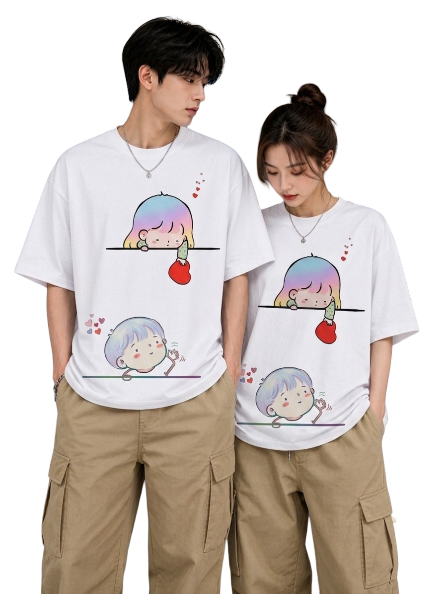 Unisex Oversized T-Shirts Couple