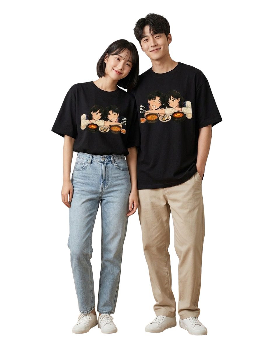 Unisex Oversized T-Shirts Couple