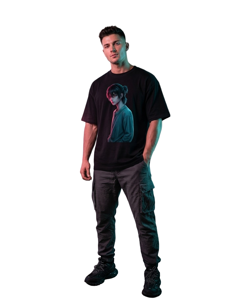 Men's Oversized T-Shirt — Urban White
