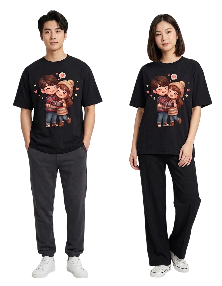 Unisex Oversized T-Shirts Couple