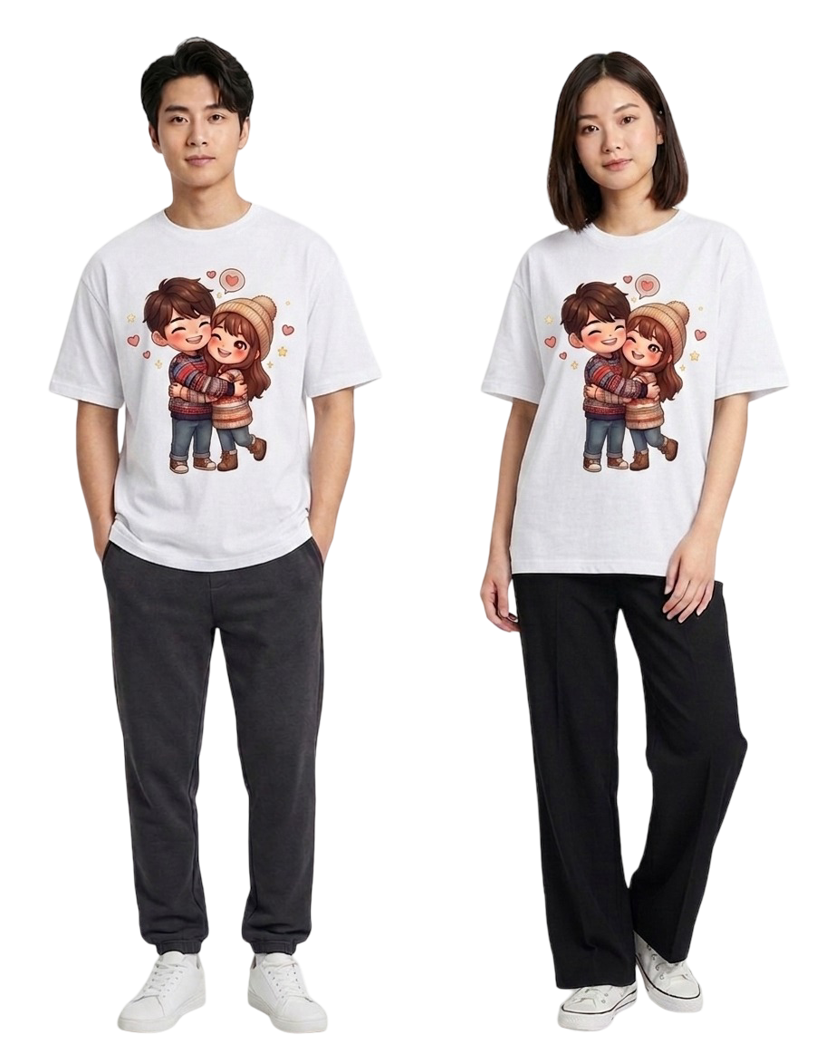 Unisex Oversized T-Shirts Couple