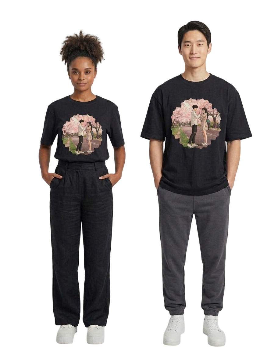 Unisex Oversized T-Shirts Couple