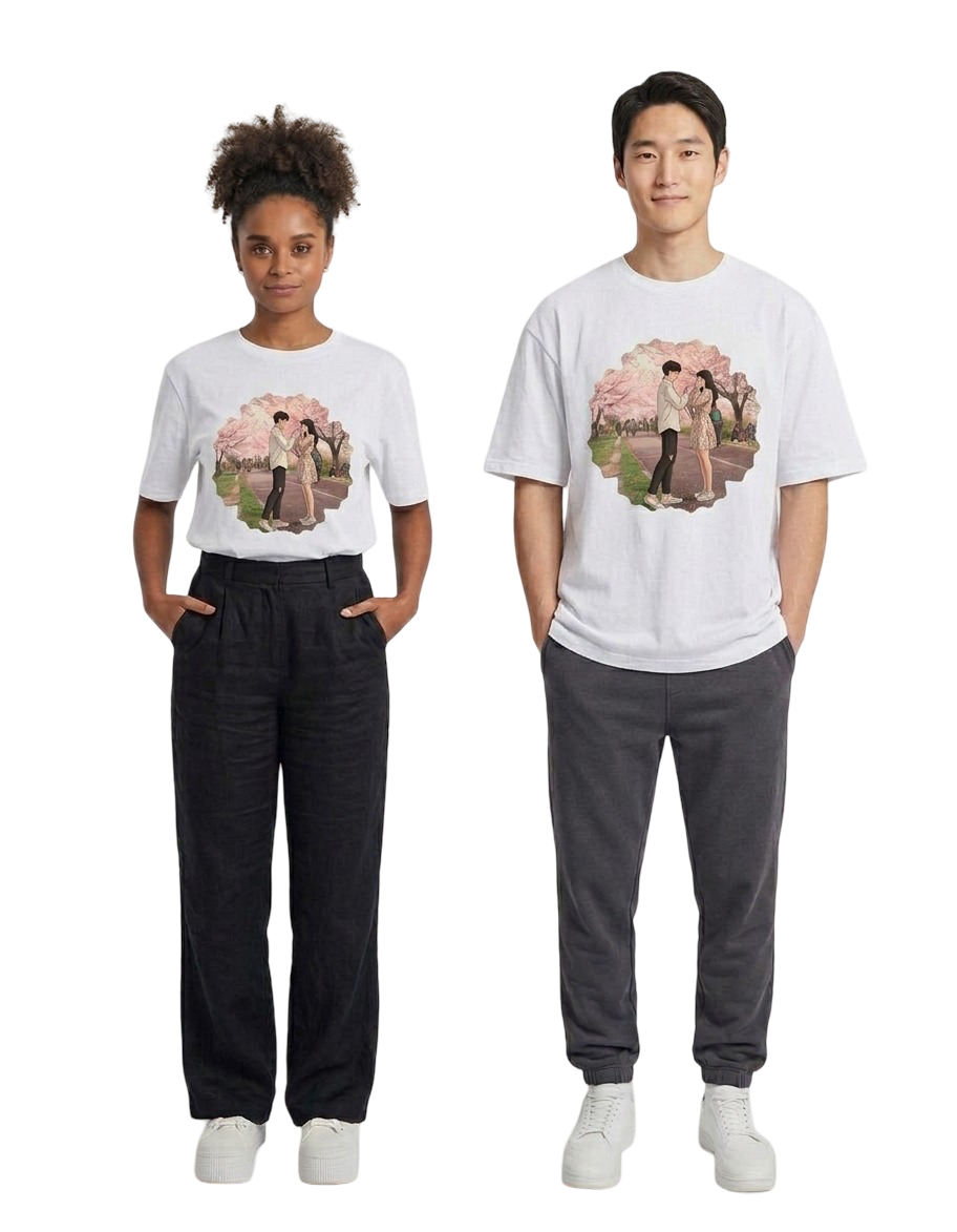 Unisex Oversized T-Shirts Couple