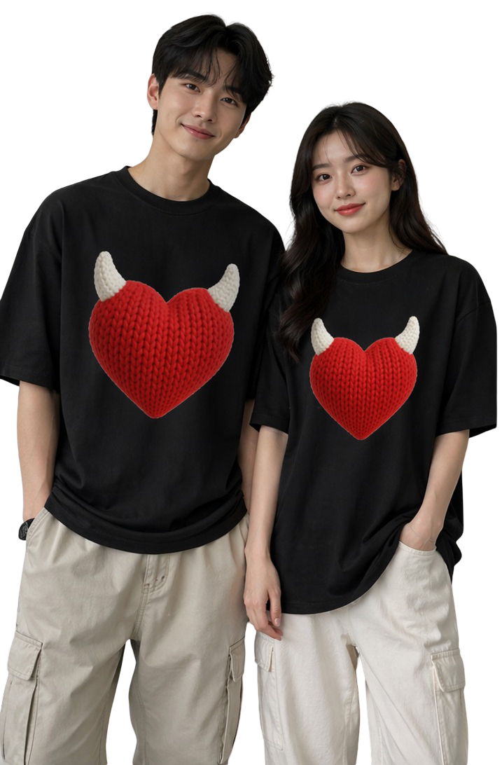 Unisex Oversized T-Shirts Couple