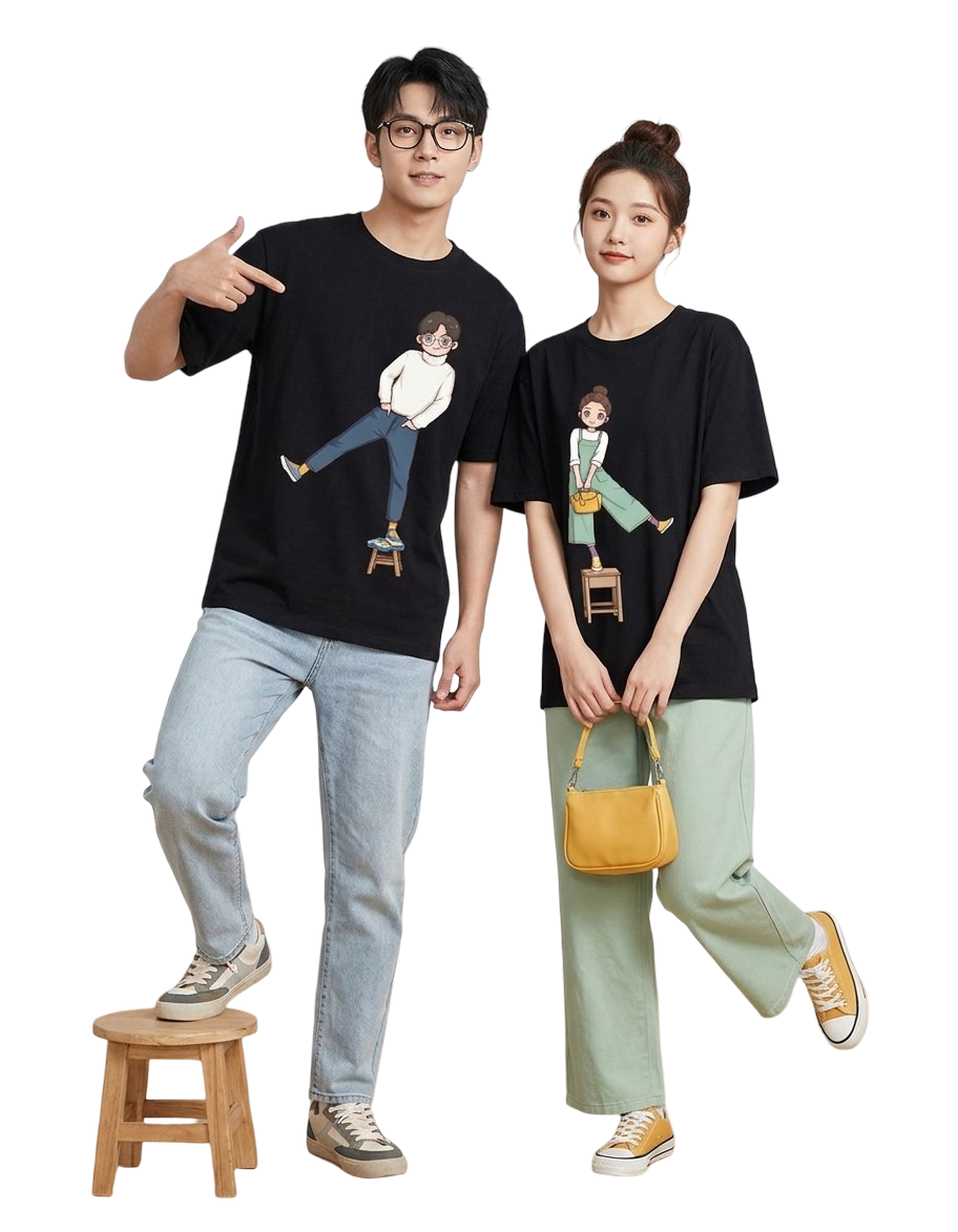Unisex Oversized T-Shirts Couple