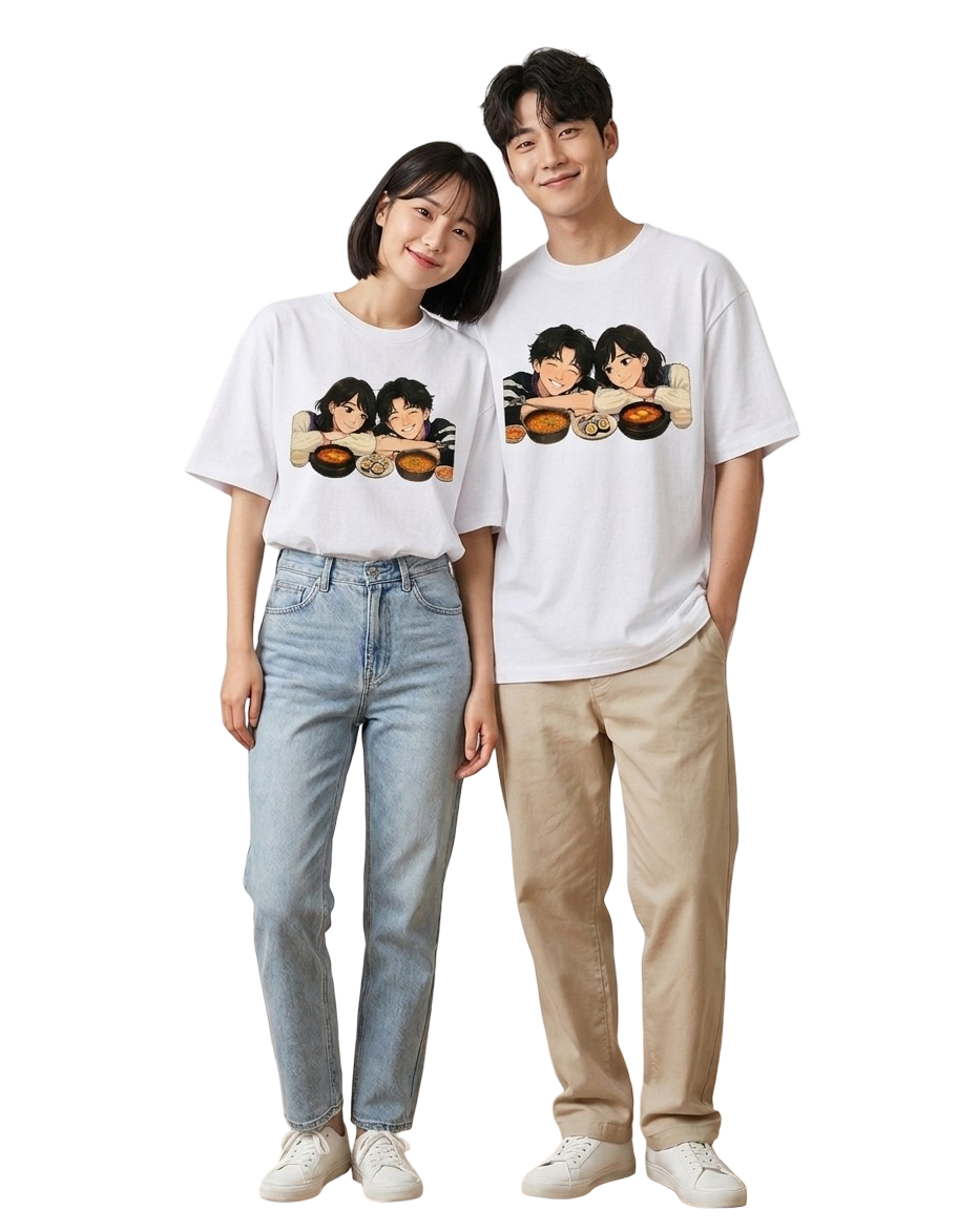 Unisex Oversized T-Shirts Couple