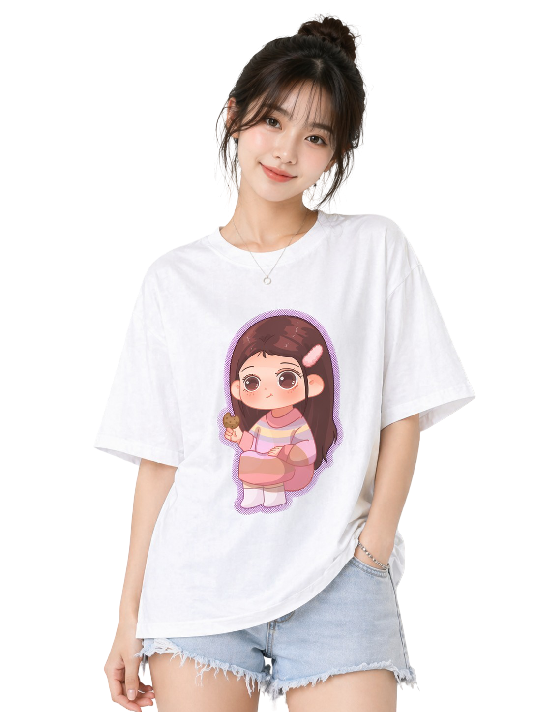 Women's Oversized T-Shirt — Bold Black