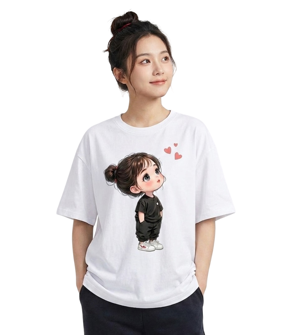 Women's Oversized T-Shirt — Pure White